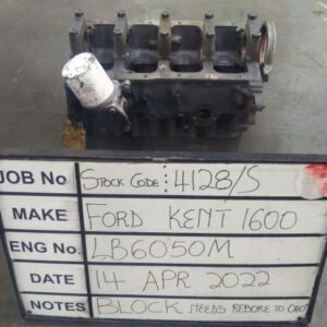 Ford 1600 Kent Block Stock Code 4128/S
