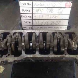 Chev 250 4.1L Block With Crank