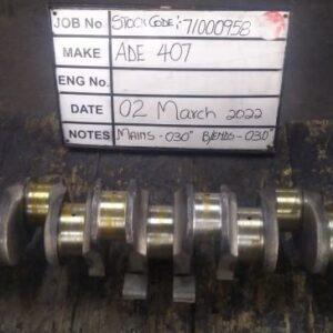ADE 407 Crankshaft Mains 030, B/ends 030