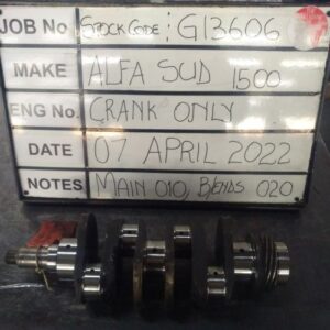 Alfasud 1500 Crankshaft Mains 010, B/ends 020 S/Code G13606