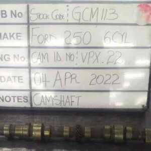Ford 250 Camshaft Stock Code GCM113