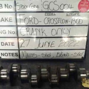 Ford Kent 1300 Crankshaft Mains std , B/Ends std Stock Code GCS004
