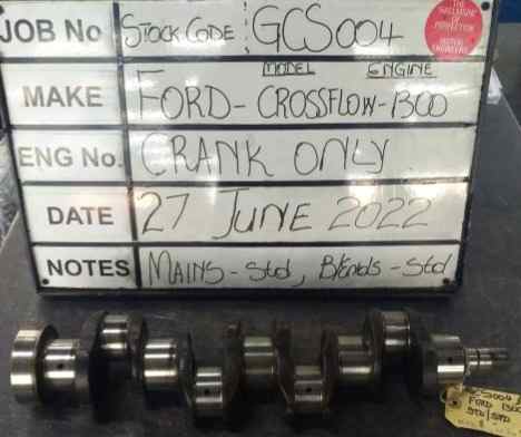 Ford Kent 1300 Crankshaft Mains std , B/Ends std Stock Code GCS004