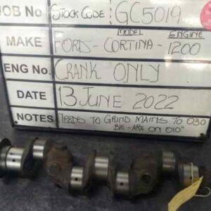 Ford Cortina 1200 Crankshaft Mains 030 , B/Ends 010 Stock Code GCS019