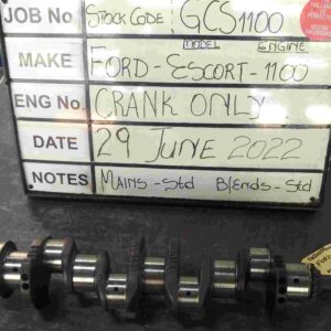 Ford Crossflow 1100 Crankshaft Mains std , B/Ends std Stock Code GCS1100