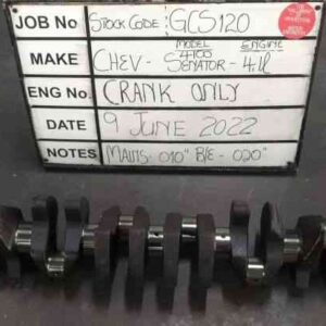 Chev 4100 Crankshaft Mains 010, B/Ends 020 Stock Code GCS120