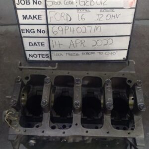 Ford 1.6 J2 OHV Block Stock Code GEB012