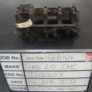 Ford 2.0 OHC Block Stock Code GEB164