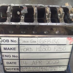 Ford HD300 OHV Block Stock Code GEB186