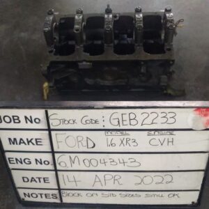 Ford 1.6 CVH Block
