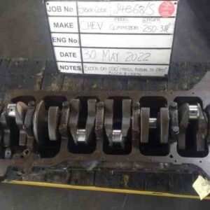 Chev 250 OHV 3.8L Block With Crank Stock No J4868/S