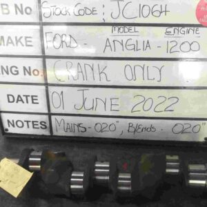 Ford Anglia 1200 Crankshaft Mains 020 , B/Ends 020 Stock Code JC1064