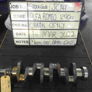 Alfa Romeo Crankshaft Mains 010, B/ends 010 S/Code JC141