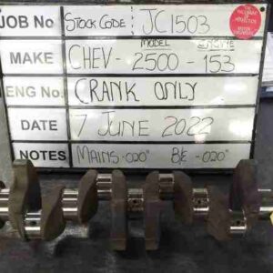 Chev 2500 153cu Crankshaft Mains 020, B/Ends 020 Stock Code JC1503