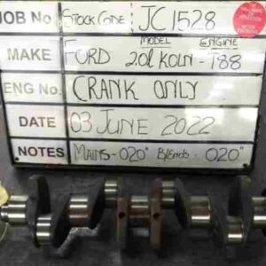 Ford 2.0 Koln T88 Crankshaft Mains 020 , B/Ends 020 Stock Code JC1528