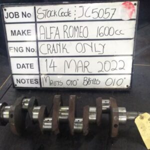 Alfa Romeo Crankshaft Mains 030, B/ends 040 S/Code JC5057