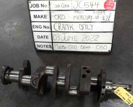 Ford Mercury 225.4cu V8 Crankshaft Mains 030 , B/Ends 050