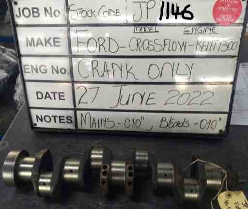 Ford 1300 Crossflow Crankshaft Mains 010 , B/Ends 010 Stock Code JP1146