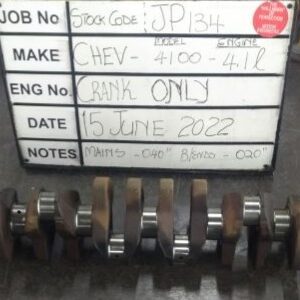 Chev 250cu 4100 Crank Mains 040, B/Ends 020 Stock Code JP134