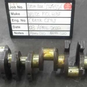 Deutz F10L413F Crankshaft Mains 030, B/ends 020 S/Code N4950/1