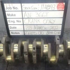 ADE 366T Crank Mains 010, B/ends 010 S/Code N4893