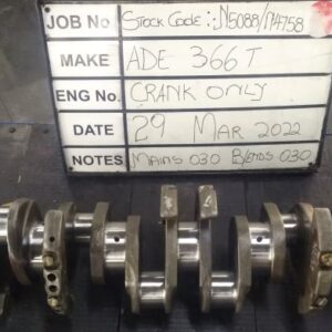 ADE 366T Crank Mains 030, B/ends 030 S/Code N4758