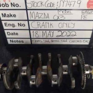 Mazda CX3 2.0 PE Crank Main std , B/E std Stock Code N7479C