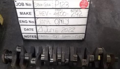 Chev 4800 292 Crankshaft Mains 020 , B/Ends 030