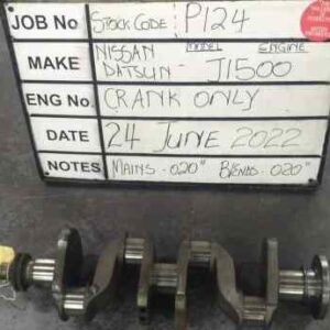 Nissan Datsun J1500 Crankshaft Mains 020 , B/Ends 020 Stock Code P124