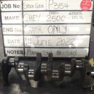 Chev 2500 153cu Crankshaft Mains Std, B/Ends Std Stock Code P354