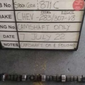 Chev 283 V8 Camshaft Stock Code 871/C
