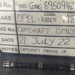 Opel Kadett E 1.2 Camshaft Stock Code 8950942