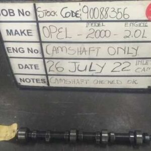 Opel 2.0 Camshaft Stock Code 90088356