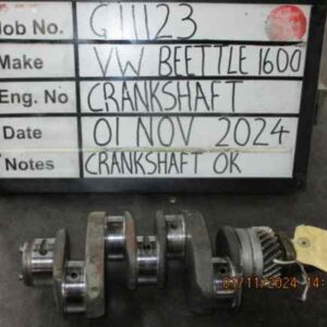 VW Beetle 1600 Crank M Std, B/E Std Stock Code G11123
