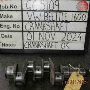 VW Beetle 1600 Crank M 010, B/end 040 Stock Code GCS109