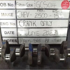 Chev 2500 Crank M Std, B/ends Std S/Code GCS014C