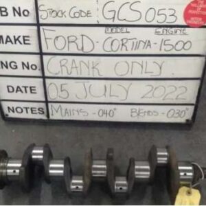 Ford 116E 1500 Crank Mains 040,B/E 030 Stock Code GCS 053