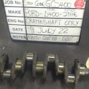 Ford D400 2711E 69-81Crank Mains 020,B/E 020 Stock Code GCS400