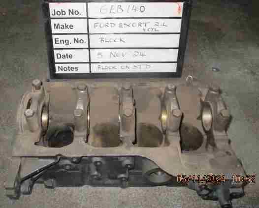 Ford Escort 2.0L Block (Bore Size 90.80mm) Stock Code GEB140