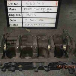 Ford Escort 2.0L Block (Bore Size 90.80mm) Stock Code GEB148