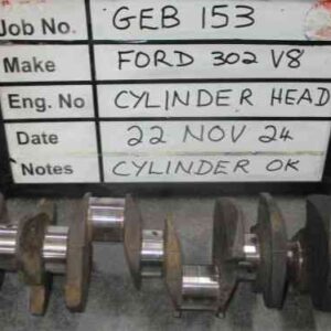 Ford 302 V8 Crank Mains std,B/E std Stock Code GEB153CR