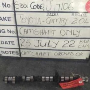 Toyota 3S-FE Camray Camshaft Stock Code J17106