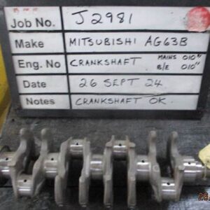 Mitsubishi 4G63 Crank Mains 010,B/E 010 Stock Code J2881
