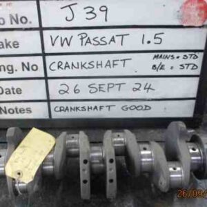 VW Passat 1500 Crank M std, B/Ends std Stock Code J39