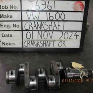 VW 1600 Crank M 010, B/E 020 Stock Code J6361