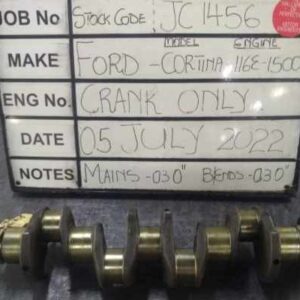 Ford Cortina 1500 116E Crank Mains 030,B/E 030 Stock Code JC1456