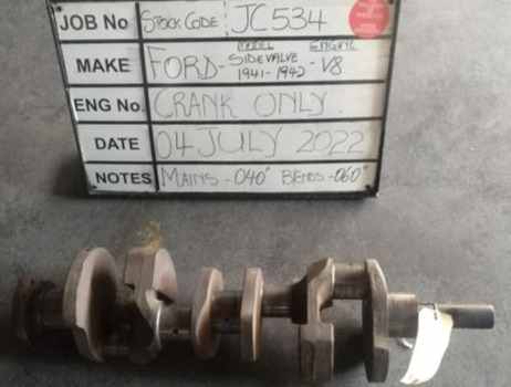 Ford V8 Side valve Crank Mains 060,B/E 040 S/Code JC 750