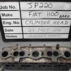 Fiat 1100 Head (Bare) Stock Code JP220