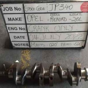 Opel Rekord 2.0 Crank Mains 020,B/E 020 Stock Code JP340
