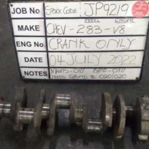 Chev 283 Impala V8 M 010, B/ends 020 Stock Code JP9219